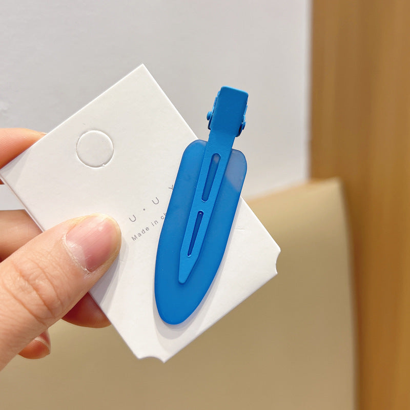 Candy Color Seamless Female Side Fringe Hairpin