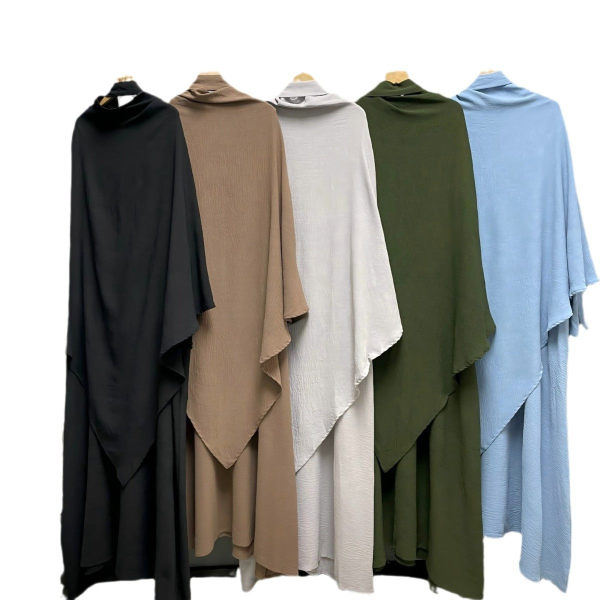 Two-piece Headscarf Suit Muslim Long Dress