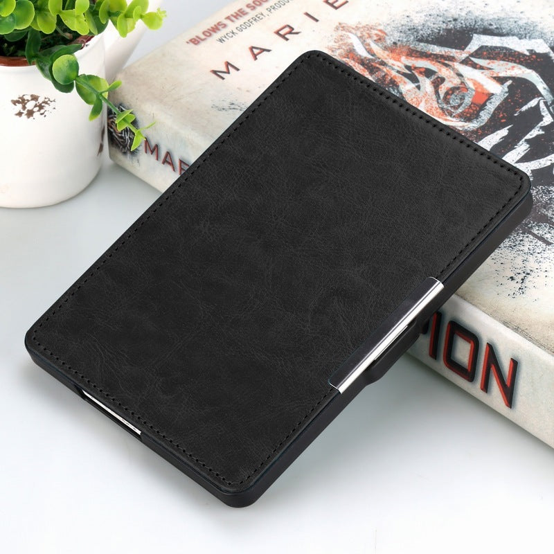Kobo Glo E-book Leather Case Kobo Glo HD 6-inch Protective Cover Kobo Crazy Horse Pattern Smart Dormant Shell